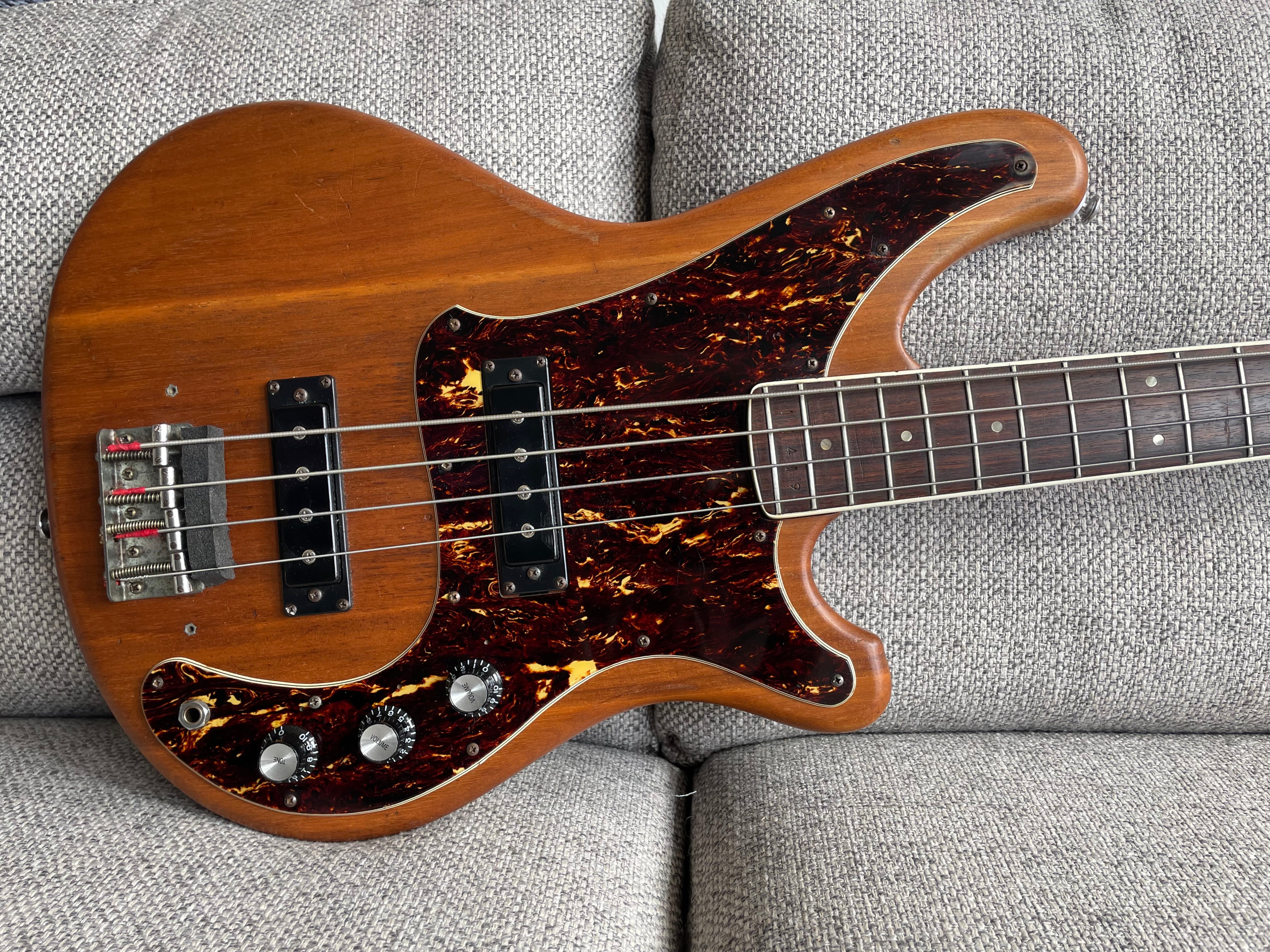 1972- 1974 Vintage Yamaha SB55 Natural Bass Guitar – Mezzo Forti